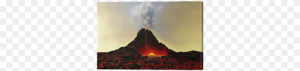 Active Volcano, Eruption, Mountain, Nature, Outdoors Png