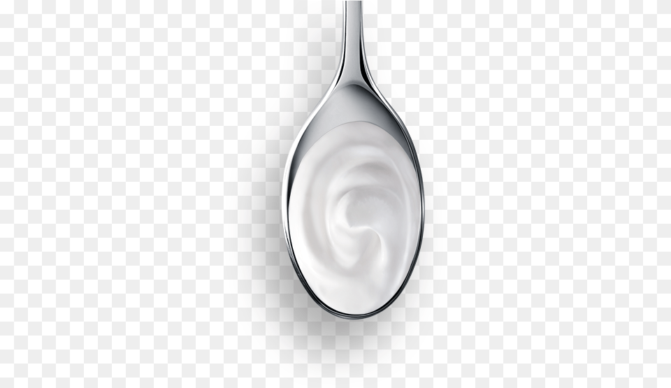 Activia Probiotic Yogurt Spoon Yoghurt, Cutlery, Dessert, Food, Cream Png Image