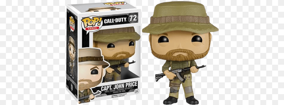 Activision Did Announce Funko As A Licensing Partner Captain Price Pop Vinyl, Gun, Weapon, Baby, Person Png