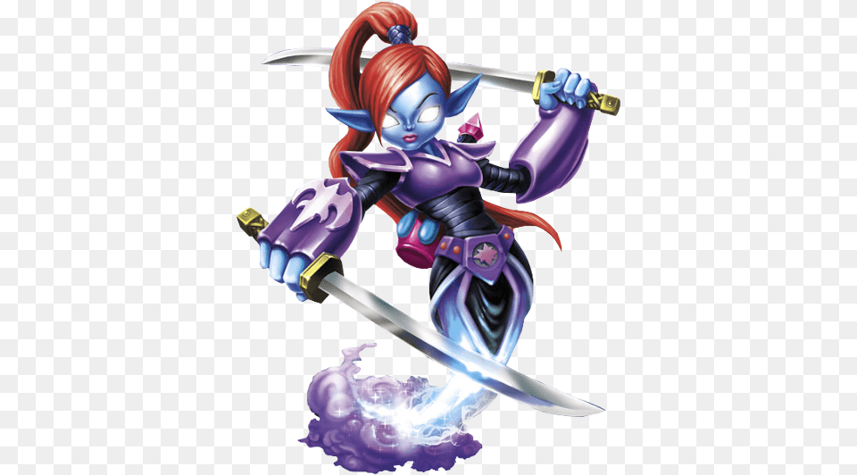 Activision Skylanders Giants Character Pack Ninjini, Book, Comics, Publication, Sword Free Transparent Png