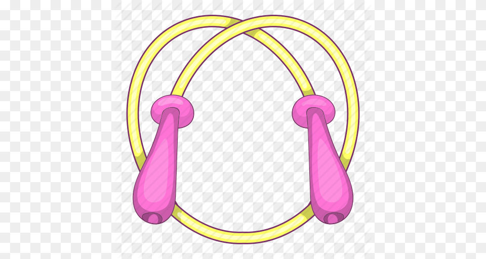 Activity Cartoon Jump Logo Rope Sign Skipping Rope Icon, Purple, Appliance, Blow Dryer, Device Free Png