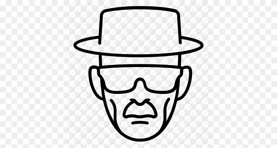 Actor Breaking Bad Character Glasses Heisenberg Walter White Icon, Clothing, Hat, Photography, Face Free Transparent Png