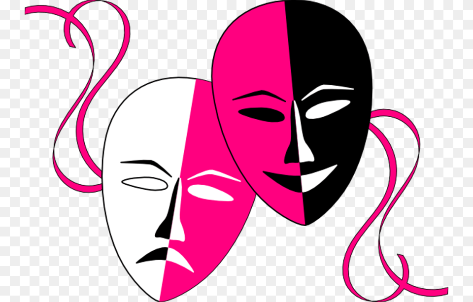 Actor Clipart Drama Faces Happy Sad Drama Mask, Adult, Female, Person, Woman Free Transparent Png