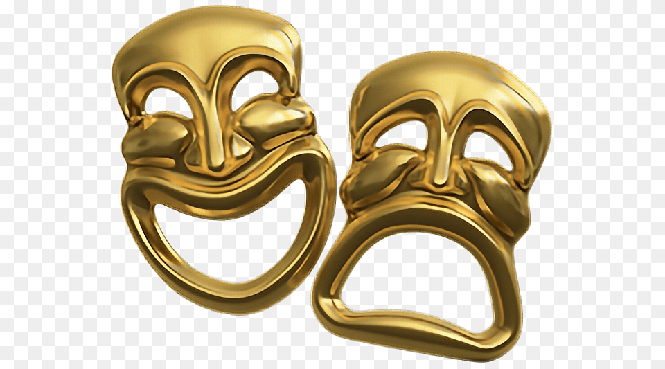 Actor Clipart Mask, Gold, Accessories, Jewelry, Locket Free Png Download