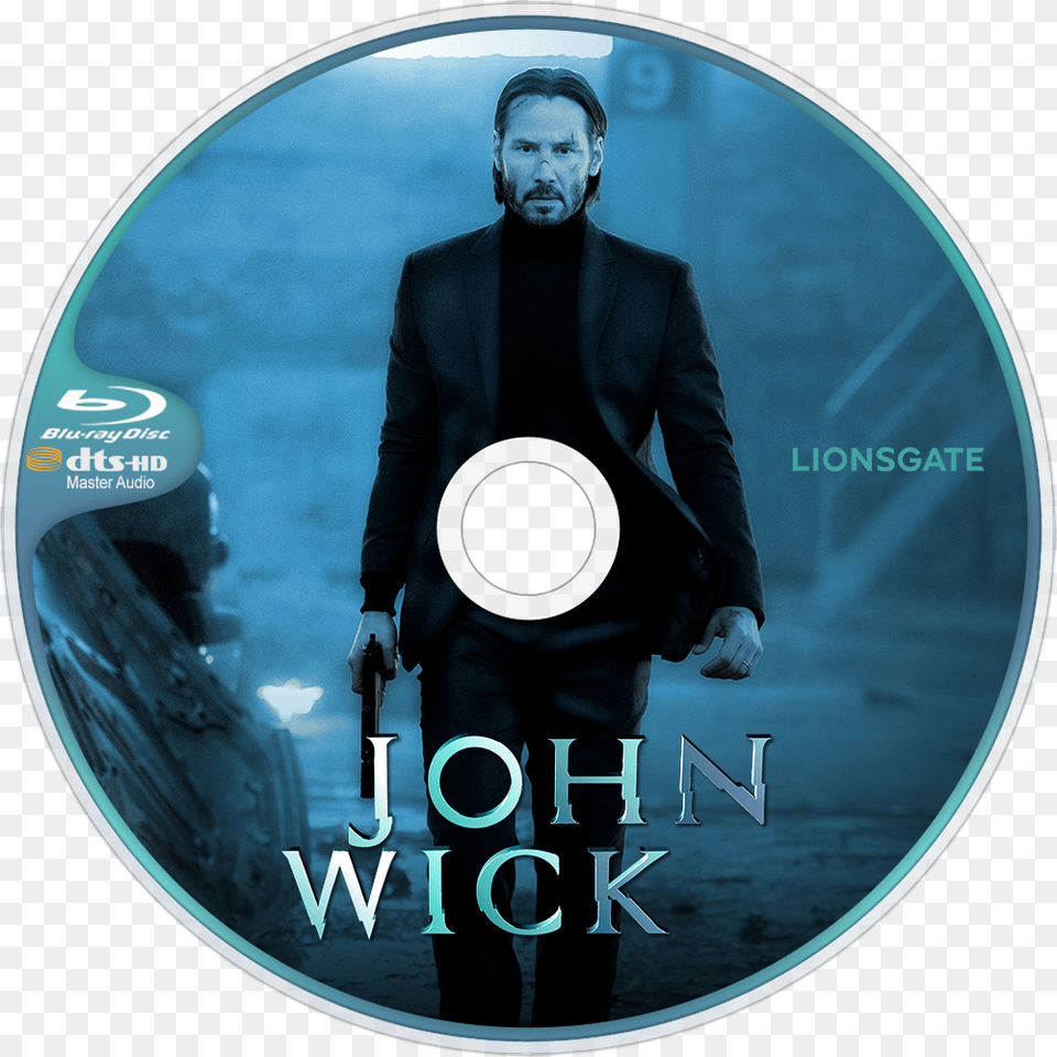 Actor John Wick Keanu Reeves, Disk, Dvd, Adult, Man Free Png