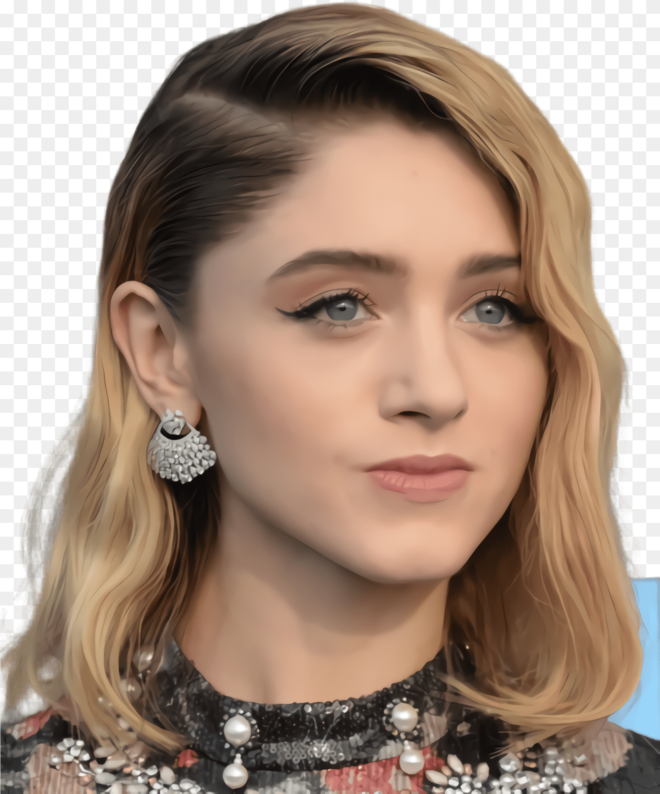 Actress Natalia Dyer Natalia Dyer Close Up, Accessories, Jewelry, Earring, Person Free Png Download