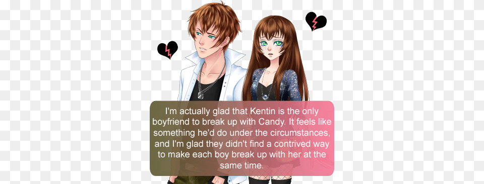Actually Glad That Kentin Is The Only Boyfriend My Candy Love Confessions, Publication, Book, Comics, Woman Free Png