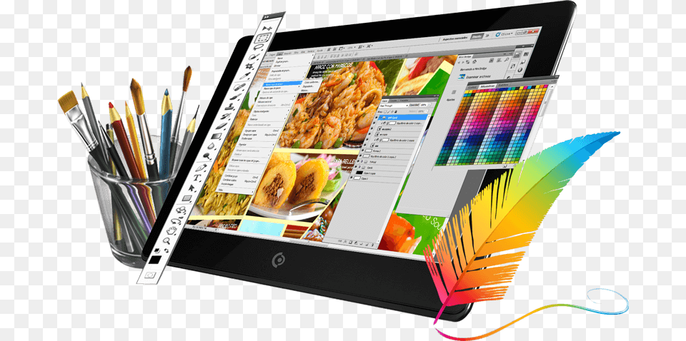 Actualmente Hablar De Grfico Graphic Design, Computer, Electronics, Tablet Computer, Computer Hardware Free Png Download