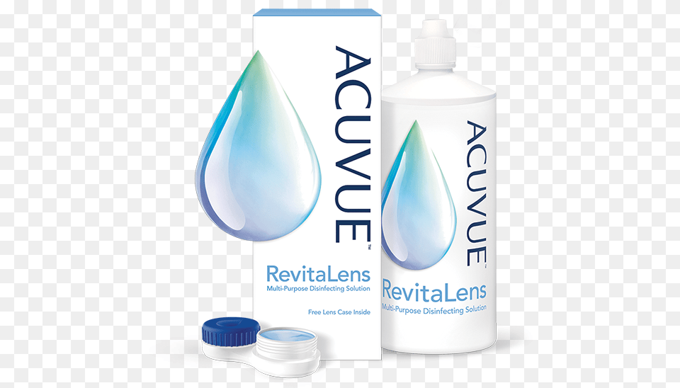 Acuvue Revitalens Acuvue Revitalens, Bottle, Lotion, Shaker, Brush Free Png Download
