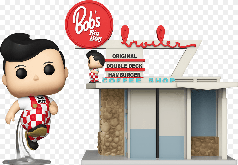 Ad Icons Shumi Toys Gifts Big Boy With Restaurant Funko Pop, Kiosk, Face, Head, Person Free Transparent Png