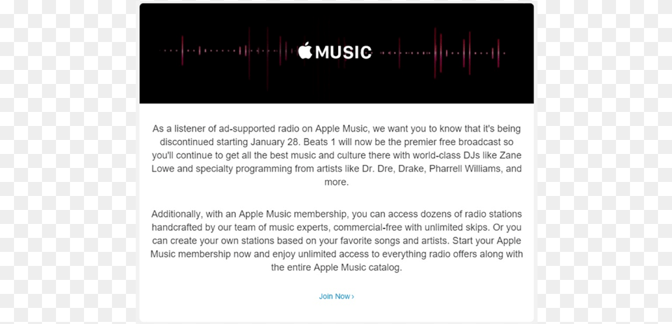 Ad Supported Apple Music Goodbye Letter Advertising, Page, Text, File, Advertisement Png Image