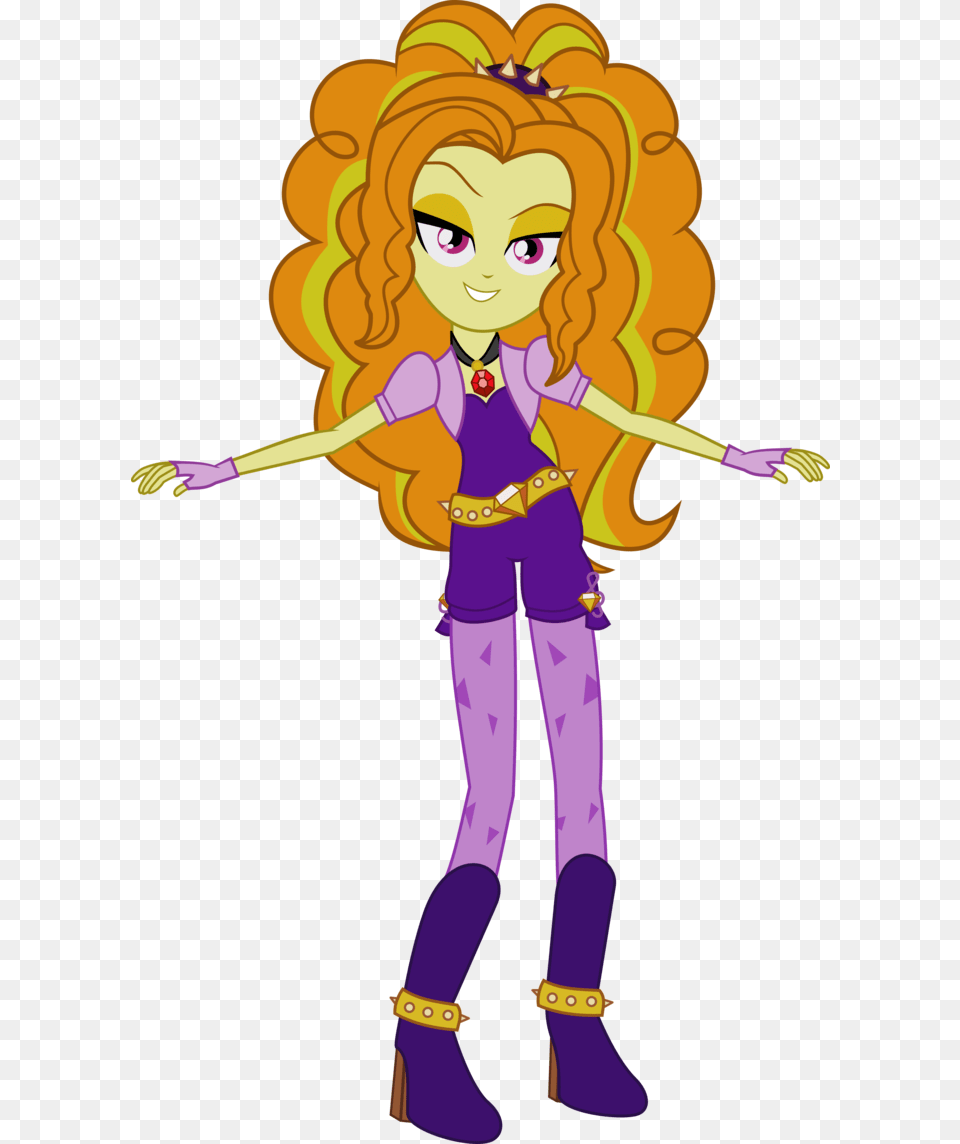 Adagio Dazzle Shes A Awesome Villain, Purple, Person, Girl, Female Png Image