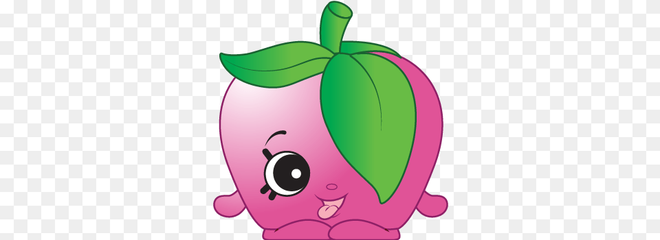 Adam Apple Ct Art Shopkins Season 6 Adam Apple, Piggy Bank, Food, Fruit, Plant Free Png Download