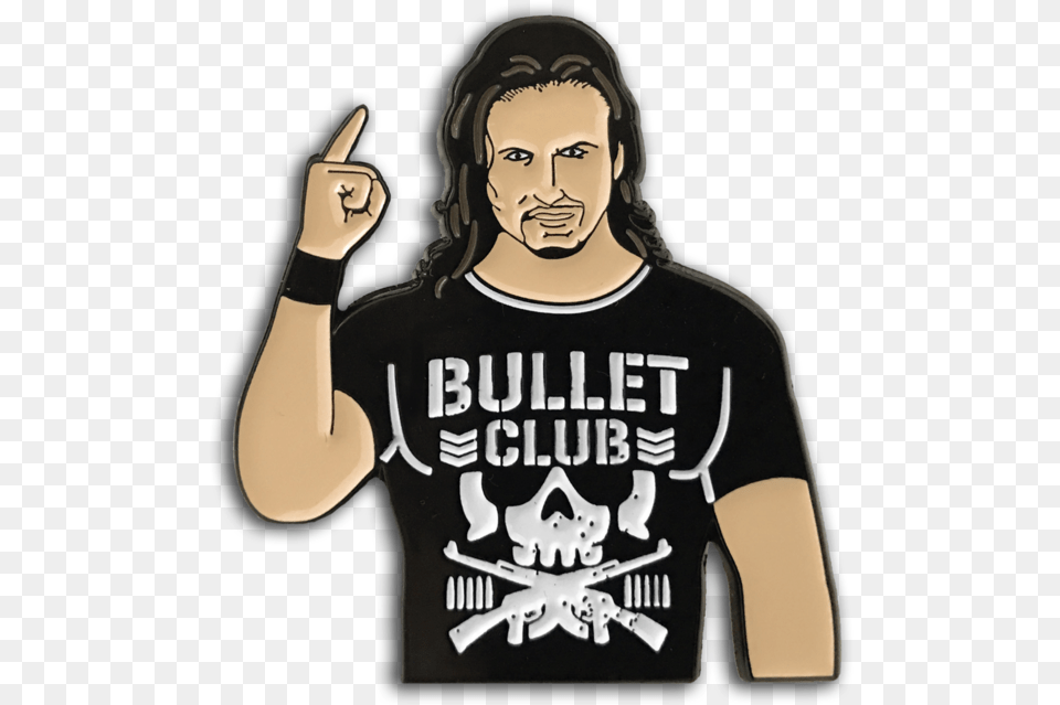 Adam Cole Bullet Club Title Belt Made To Order, T-shirt, Clothing, Adult, Person Png