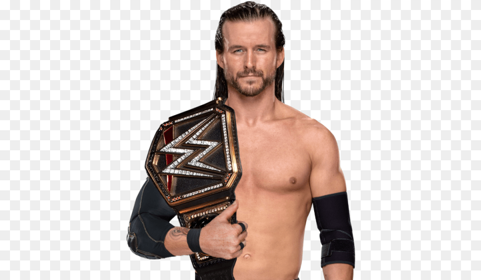 Adam Cole Showing Belt Adam Cole Wwe Champion, Accessories, Man, Male, Glove Png Image