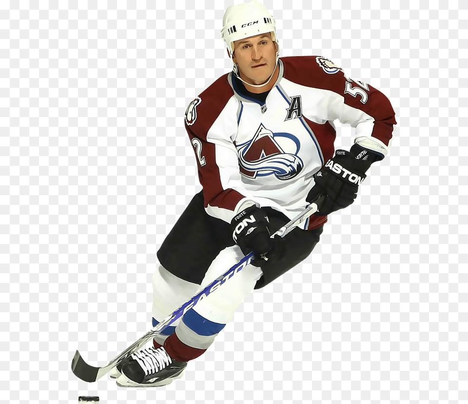 Adam Foote Colorado Avalanche, Hockey, Ice Hockey, Ice Hockey Stick, Rink Free Png