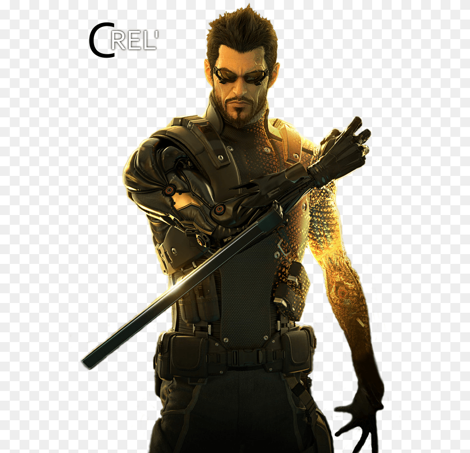 Adam Jensen, Adult, Male, Man, Person Png