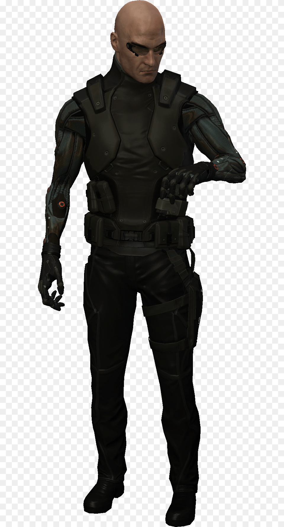 Adam Jensen Sh Figuarts John Wick, Clothing, Glove, Adult, Male Free Png