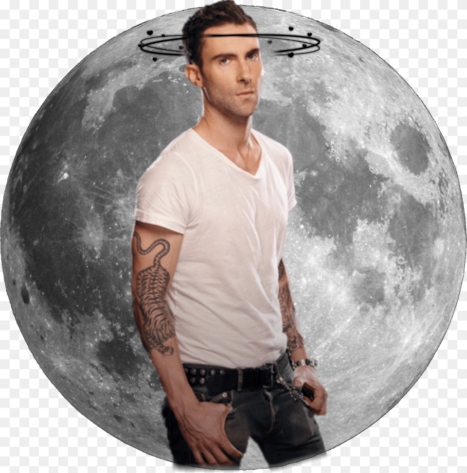 Adam Levine Transparent Background Full Moon Png