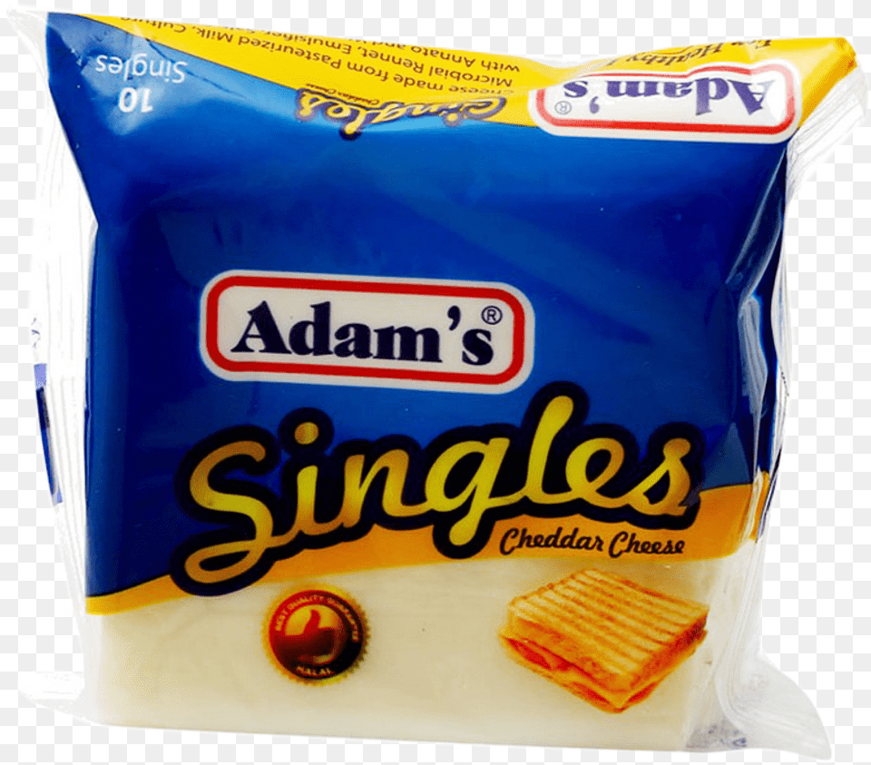Adam S Singles Cheddar Cheese 200 Gm Pakistan, Bread, Food, Cracker, Snack Free Transparent Png