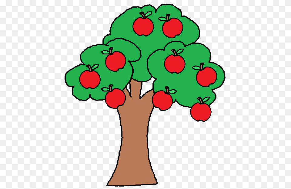 Adam Tree Adam Hawa Apple And Apple Tree, Food, Fruit, Plant, Produce Free Transparent Png