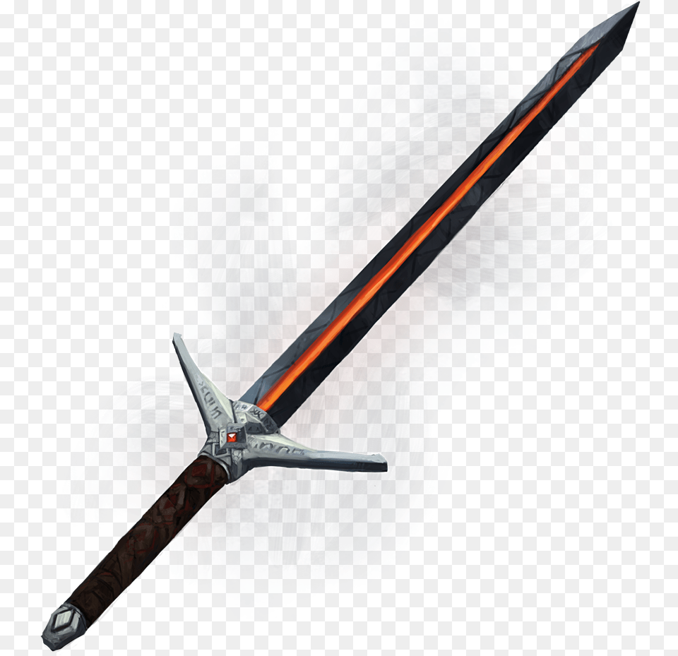 Adamantine Sword Of Unruly Flame Adamantine Sword, Weapon, Spear, Airplane, Transportation Png