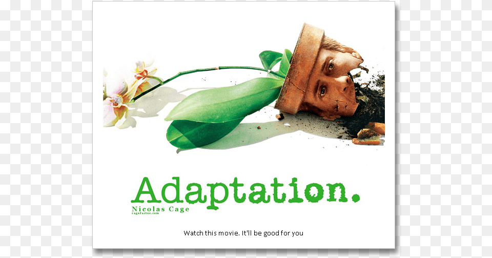 Adaptation Movie Poster, Advertisement, Plant, Herbs, Herbal Free Png