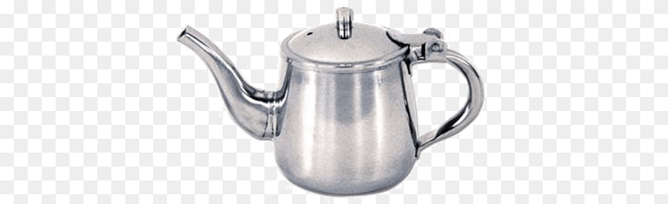 Adcraft Stainless Steel Gooseneck Teapot 10 Oz Includes, Cookware, Pot, Pottery, Smoke Pipe Free Transparent Png
