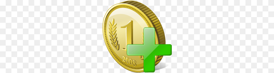 Add, Gold, Disk, Coin, Money Png