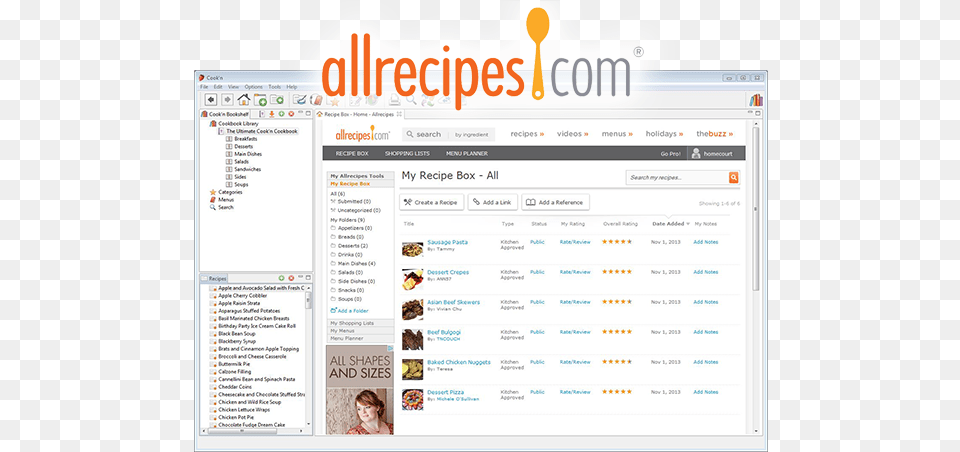 Add Allrecipes To All Of Your Recipes Allrecipes, File, Webpage, Page, Text Free Png