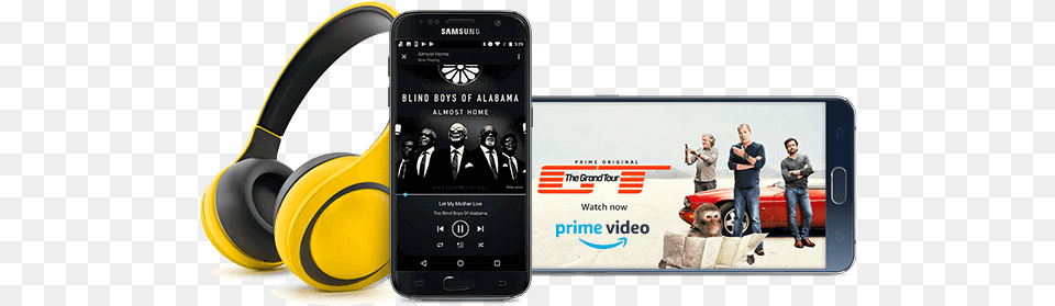 Add Amazon Prime To Your Sprint Phone Service Video Logo, Mobile Phone, Electronics, Person, Transportation Free Transparent Png