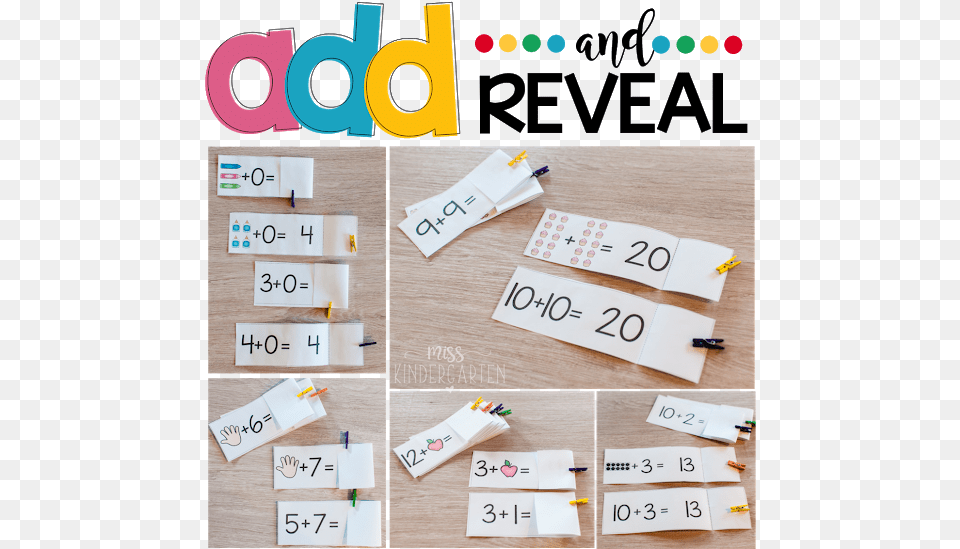 Add Amp Reveal Addition Fluency To 20 Paper, Number, Symbol, Text Png Image