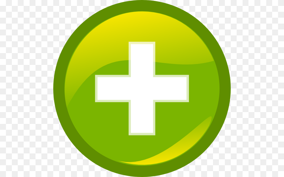 Add Button Svg Clip Arts 600 X 600 Px Add Round Green Button, Cross, Symbol, Logo, First Aid Free Png