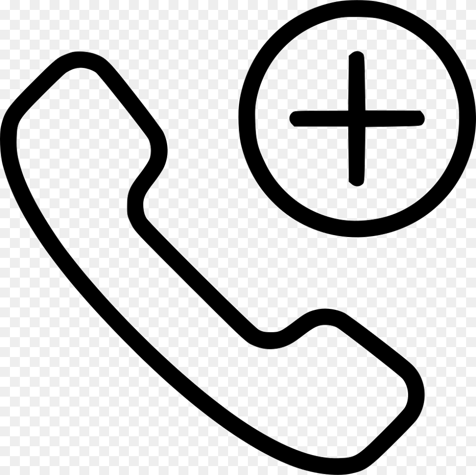 Add Contact Call Phone Mobile Connect Add Call Icon, Smoke Pipe, Symbol, Text, Number Free Png