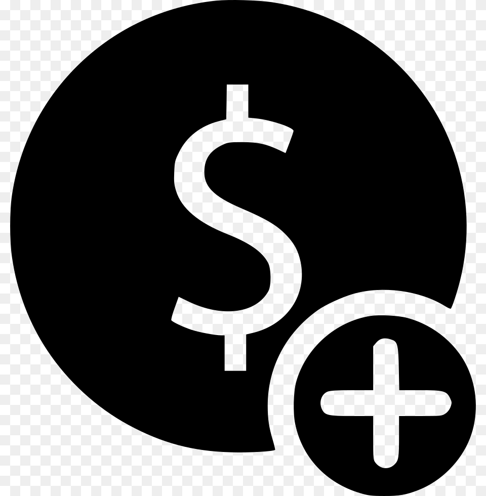 Add Dollar Coin Comments Coin Check Icon, Symbol, Cross, Stencil, Text Free Transparent Png