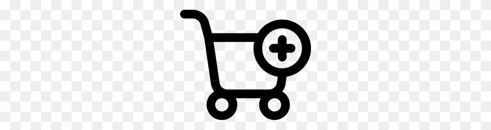 Add In Shopping Cart Icon Download, Gray Png Image