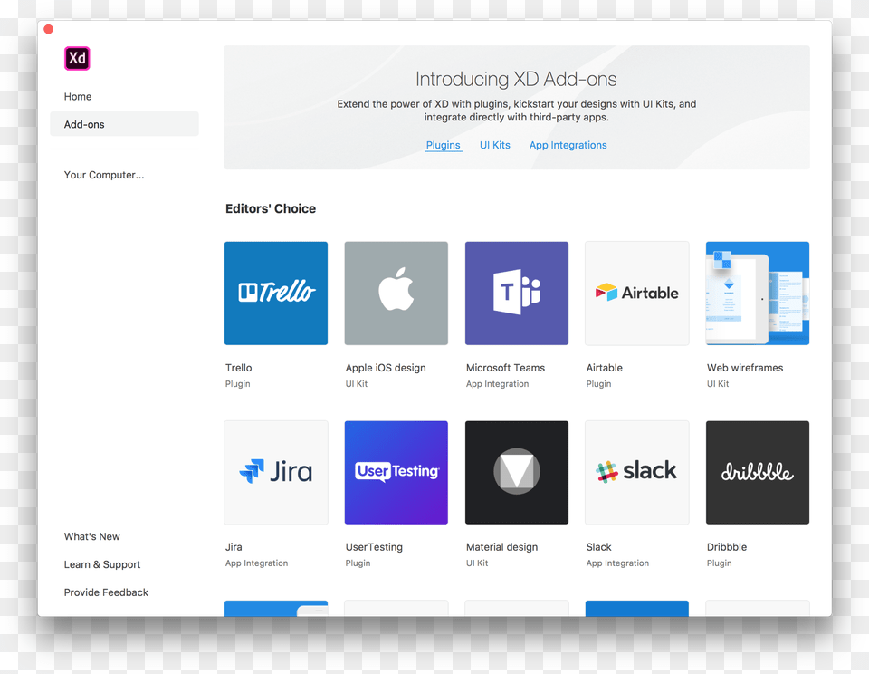 Add On Store In Adobe Xd Slack, File, Webpage Free Png