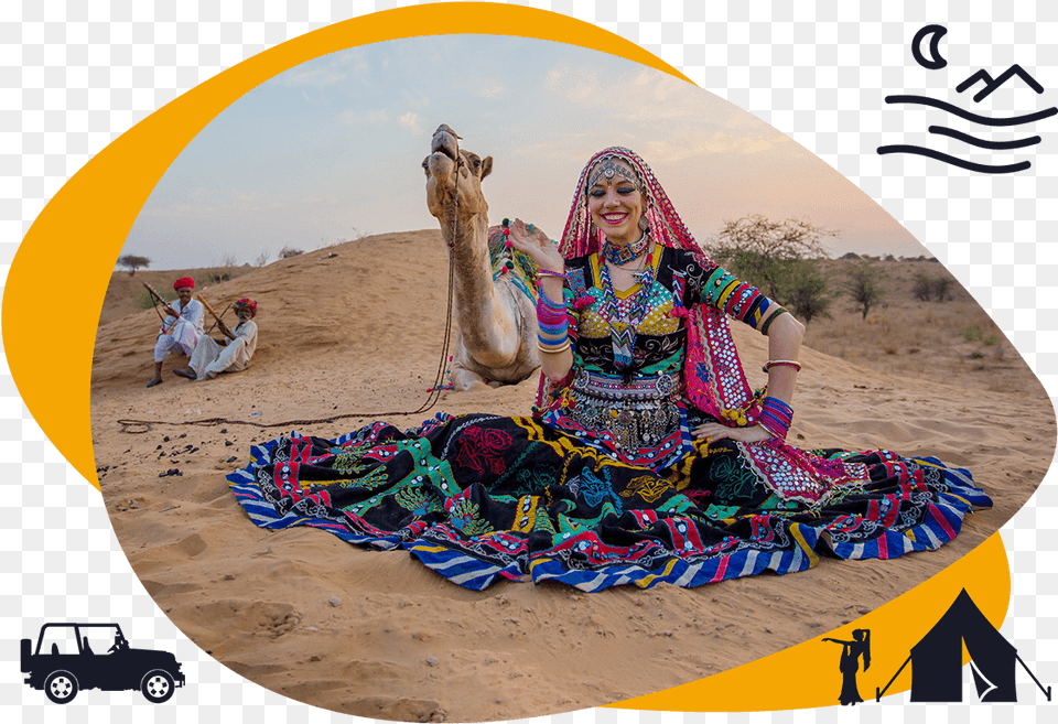 Add Ons For Shiva Camel Safari Things To Do In Rajasthan, Person, Adult, Female, Woman Free Png Download