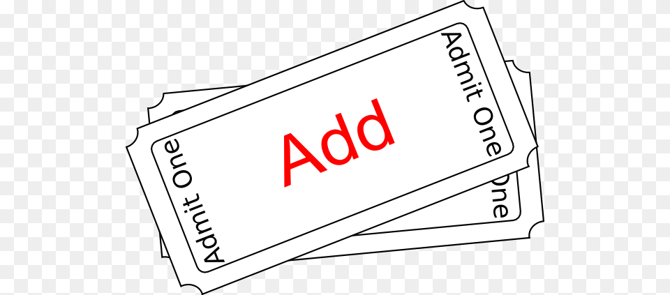 Add Ticket Button Clip Arts Paper, Text Free Png Download