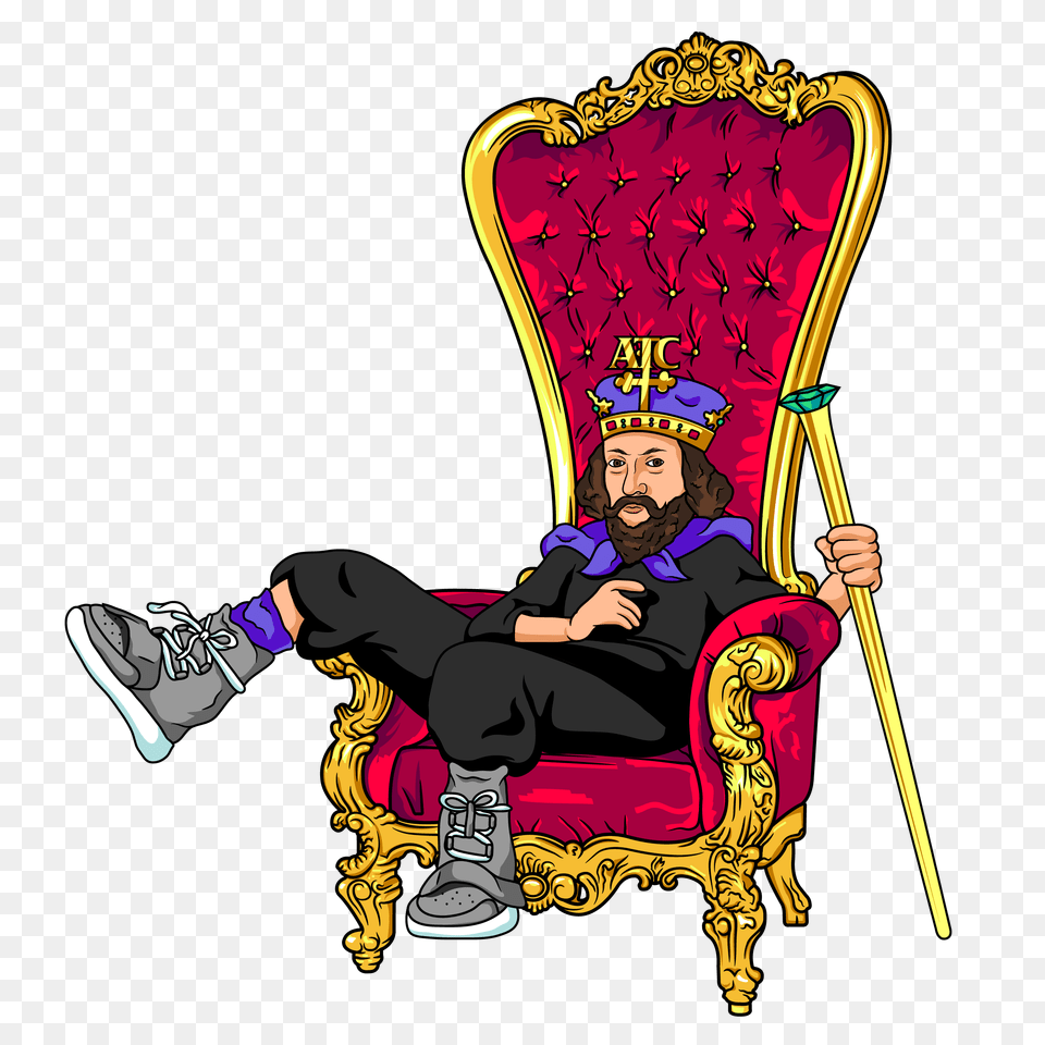 Add To Cart Kings Home, Furniture, Throne, Baby, Person Free Transparent Png