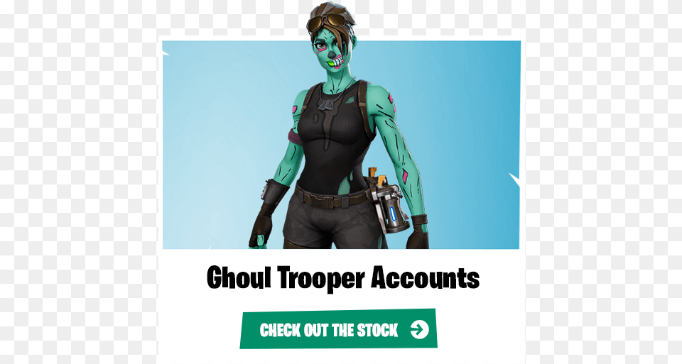 Add To Wishlist Loading Fortnite Ghoul Trooper Skin, Clothing, Costume, Person, Adult Png Image