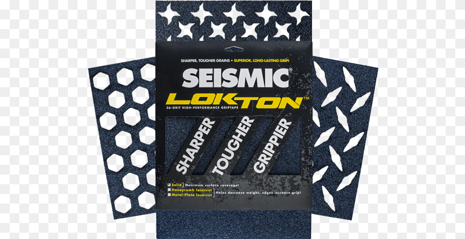 Add Your Tags Seismic Lokton Squares Metalplate Blue 36 Grit Grip, Advertisement, Poster, Business Card, Paper Free Transparent Png