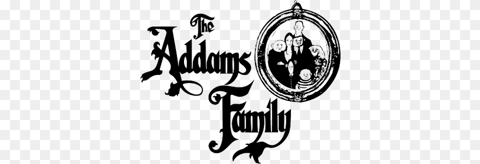 Addams Family Logo Clipart The Addams Family, Calligraphy, Handwriting, Text, Festival Free Png