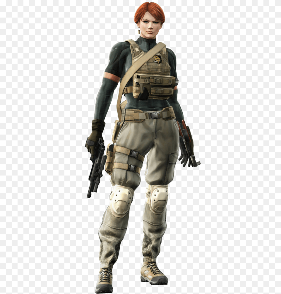 Added By Izinza At Whomp Metal Gear Solid 4 Female, Clothing, Costume, Person, Gun Free Transparent Png