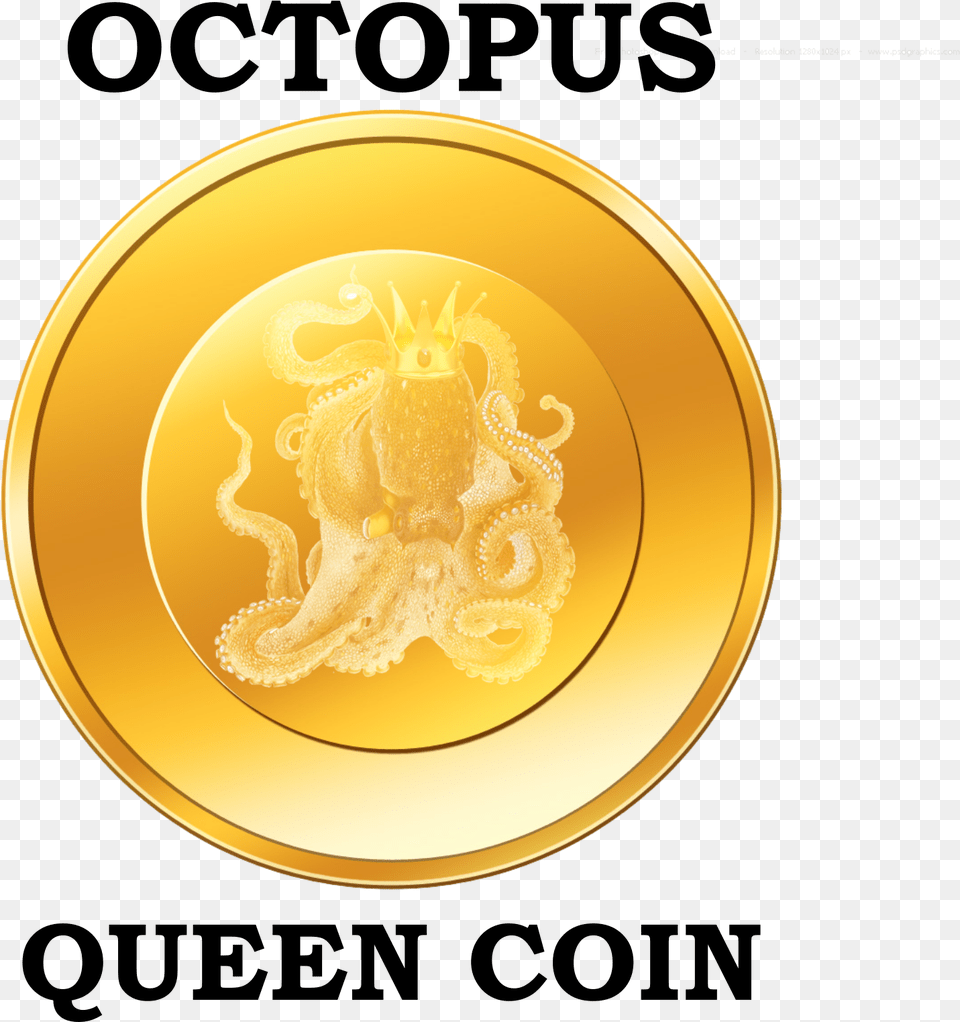 Added Text Gold Coin Full Size 1000 Rs Coin In India, Animal, Sea Life, Disk Free Png