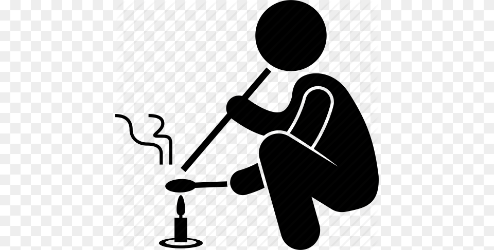 Addict Drug Heroin Man Person Shisha Unhealthy Icon, Electrical Device, Microphone Png