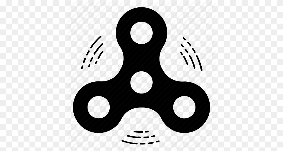 Addictive Fidget Spinner Stress Relieve Toy Tri Spinner Icon Free Transparent Png