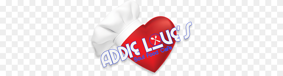Addie Loves Soulfood Cafe Soul Food Logo, Clothing, Glove, Heart, Ketchup Free Png Download