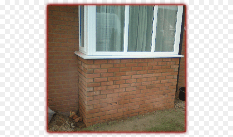 Adding A Bay Window To A Garage Conversion, Bay Window, Brick, Windowsill Png Image