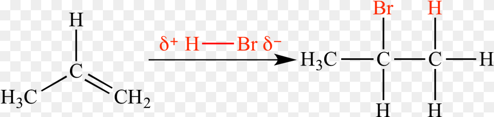 Addition Of Hbr To Propene A Nucleophile, Text Free Png Download
